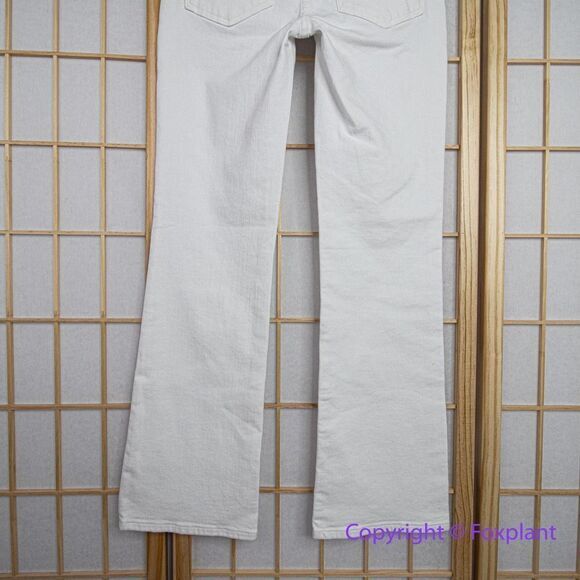 NEW Madewell Kick Out Crop Jeans in pure white, 24 - Picture 10 of 16